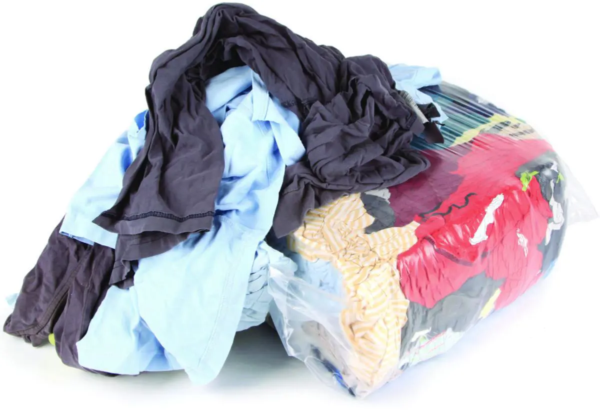 Kulörta Trikåtrasor Bomull 10kg